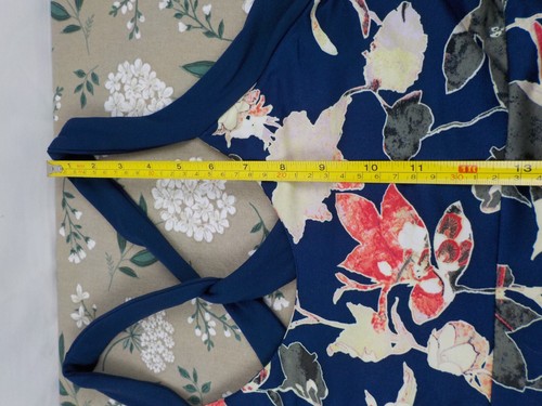 Patagonia Floral Stretch Sporty Halter Cross Back Dress Size M - Picture 8 of 16