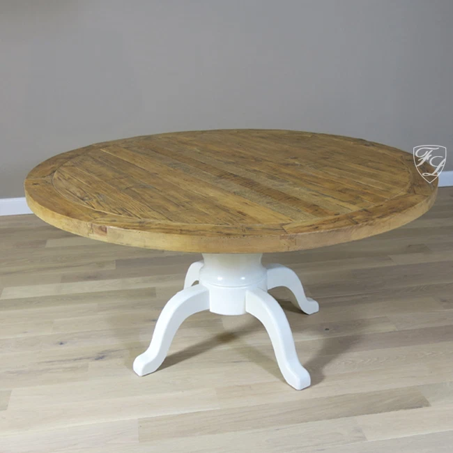 RUND ESSZIMMERTISCH ESSTISCH MAISON SHABBY CHIC ANTIK VINTAGE IMPRESSIONEN MÖBEL