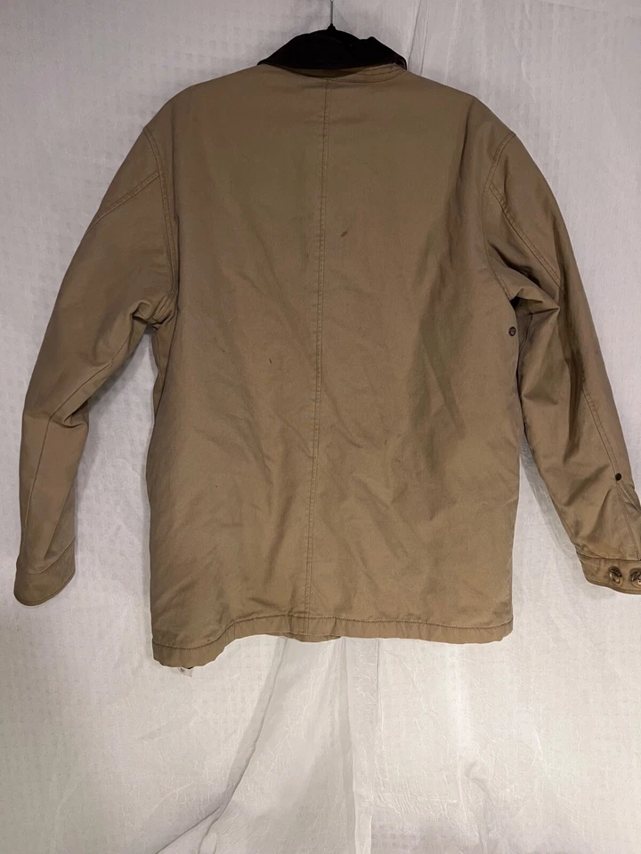 Bob Timberlake Men's Hunting Jacket Coat Shoulder Patch Flannel Lined Vintage - Image 4 of 4