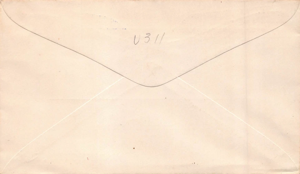 US #U311, gold coating, Embossed Entire 1894 wmk to U.S. Senate Chamber, DC - Image 2 of 2