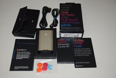 Microsoft Zune HD Platinum (32 GB) Digital Media Player for sale