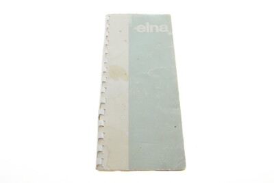 Original Bedienungsanleitung für Elna, Elna Plana, Elna Zig Zag Nähmaschine