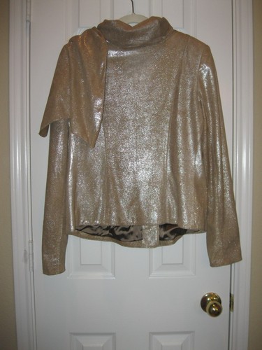 IRINA SIGAL Custom Original Suede Blouse/Jacket ~ SZ M (8/10) - Afbeelding 11 van 12