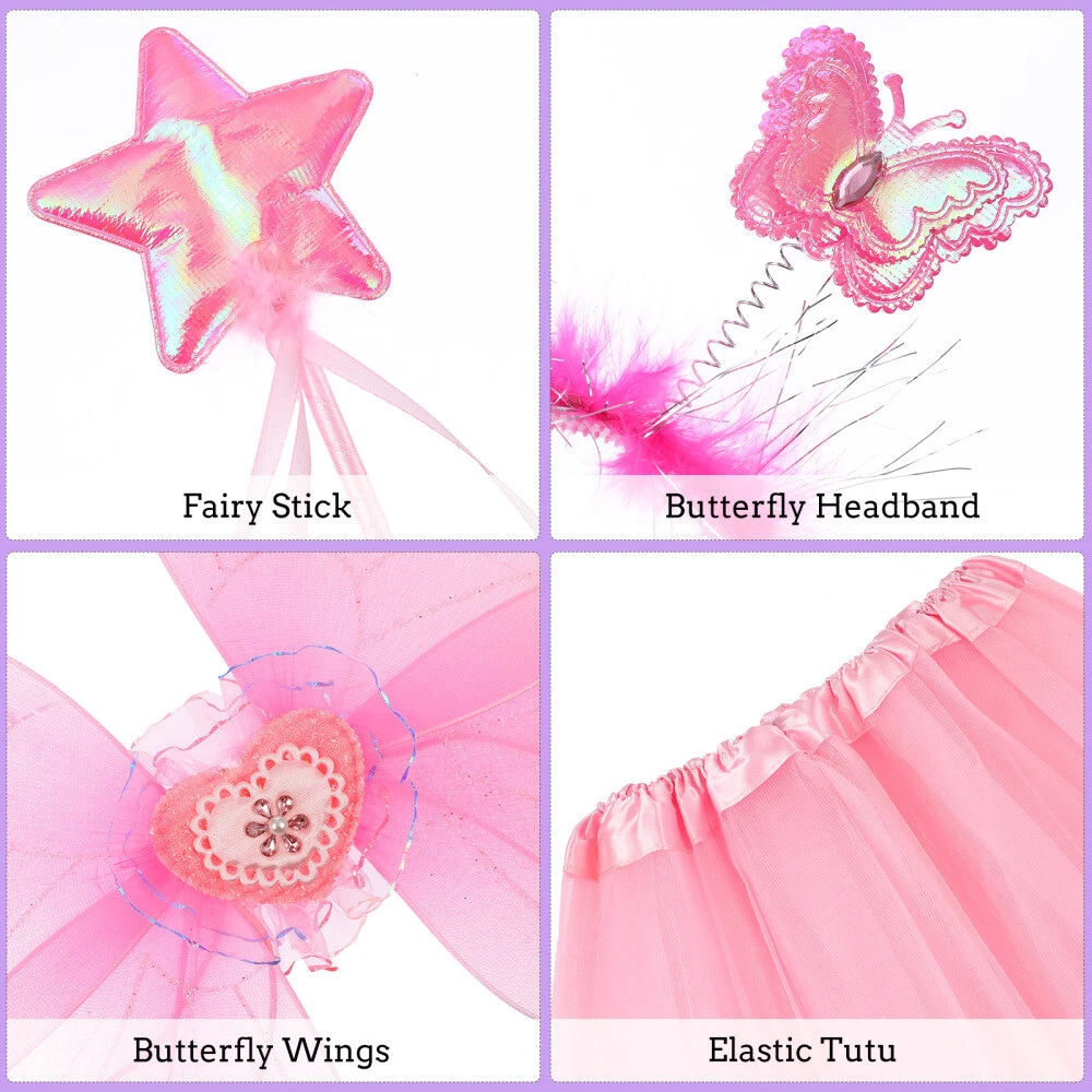 VETEMENTS Ali di Farfalla Testa Cerchio Vestire Vestiti Bambini Costumi per Bambine