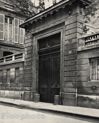 1960s Vintage ALVIN LANGDON COBURN Paris Faubourg Saint-Germain Photo Art 12X16