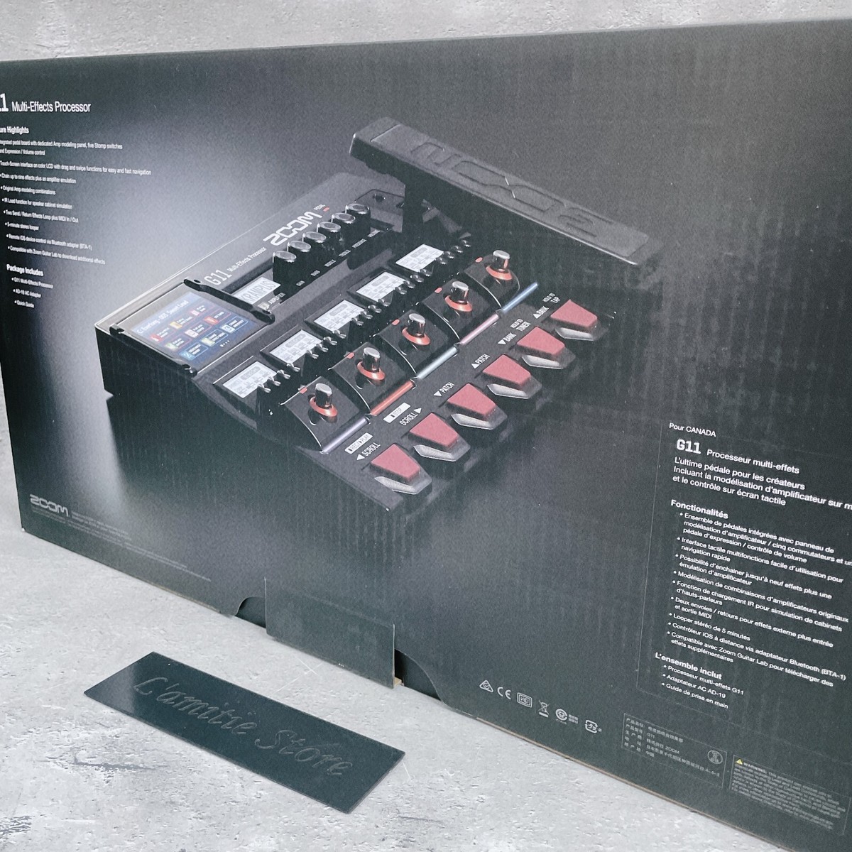 ギター ZOOM G11 Multi-Effects Processor Amazon.com: Zoom G11 Guitar Multi-Effects Processor with