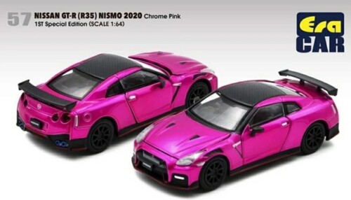 ERA CAR 1/64 57 NISSAN GT-R (R35) NISMO 2020 CHROME PINK 1ST SPECIAL | eBay