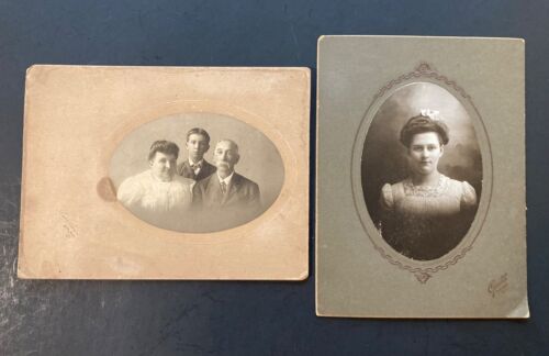 Sixteen (16) FANTASTIC CABINET CARD & OTHER ANTIQUE PHOTOGRAPHS c.1890s - Picture 4 of 17
