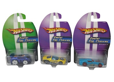 3 Hot Wheels Easter Egg-Clusives Die-Cast Cars 3,4,5/10 #D-23