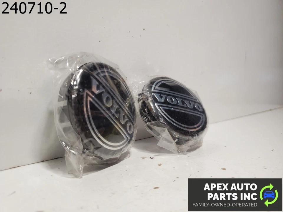 Tampas centrais Volvo XC90 2,9L fabricante de equipamento original 2005 conjunto de 2 calotas de roda 30666913 - Imagem 3 de 4