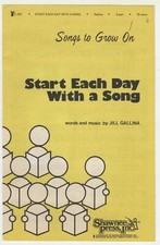 Shawnee Press E-282 Choral Music: Start Each Day With a Song -Two Part -Qty.12