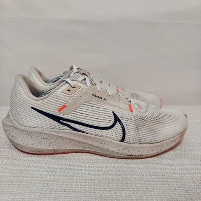 Nike Air Zoom Pegasus 40 Shoes Mens 12 White Running Athletic Sneakers