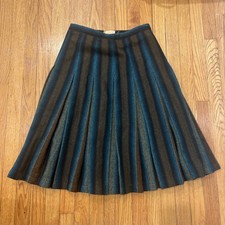 True Vintage Pendleton Reversible Skirt Talon Zipper Rare turnabout M / L