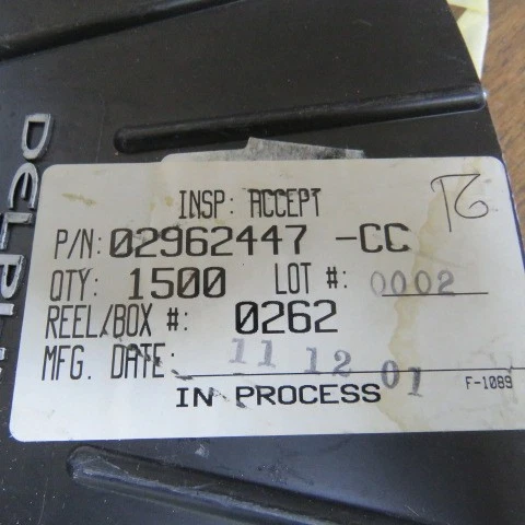 DELPHI  2962447 Qty of 100 per Lot TERM  14-16  FASTON