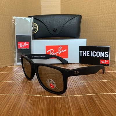 RB4165 Herren Ray-Ban JUSTIN Spiegel Silber Classic Sonnenbrille CHY-02