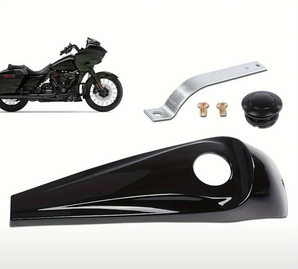 CONSOLA TANQUE NEGRA HARLEY DAVIDSON TOURING 08-20 Foto 3 de 3
