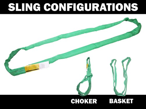12 ft Green Endless Round Sling | for Towing, Lifting, Rigging, Recovery | HD - Picture 2 of 6