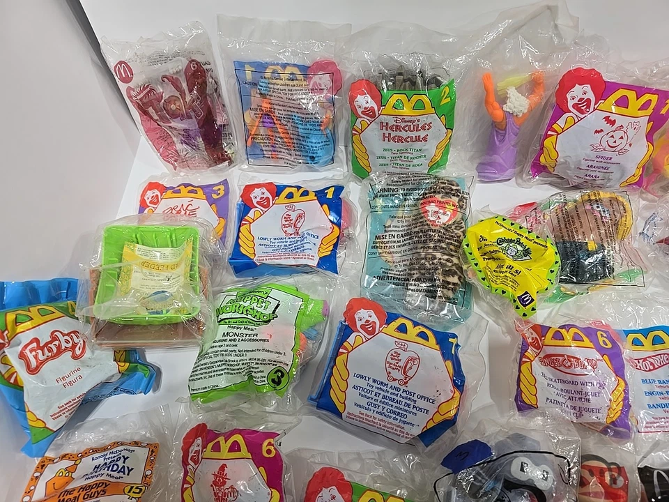 Vintage McDonald's Happy Meal Toys, 4 Vinly Bags Bratz,Disney, 104 pcs Free S&H - Image 3 of 4