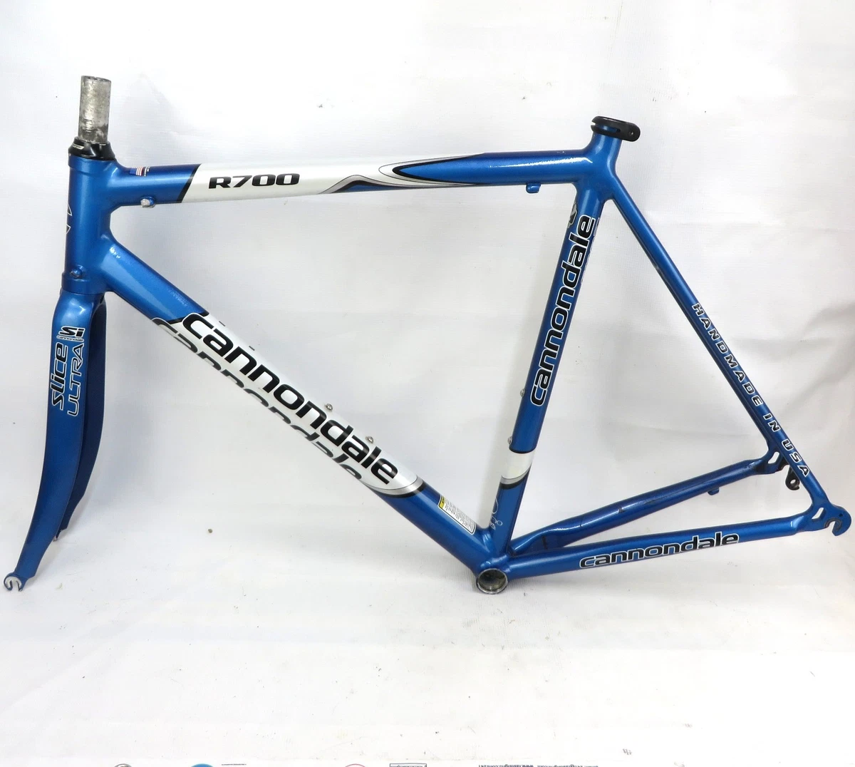 CANNONDALE R700 ROAD BIKE FRAMESET Blazer Blue Hyperhighlight 54cm