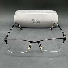 Jaguar 33116-4200 Half-Rim Eyeglasses Frame Bronze-Tone 56-19-145 Germany Used