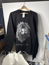 BoxLunch Wednesday Addams Sweatshirt XL Black Graphic Crewneck Unisex Goth TV