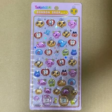 Tamagochi Memetchi Seal Bon Bon Drop Sticker Rare From Japan FS New JP