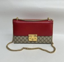 eBay Live - Borsa a tracolla Gucci GG Supreme con lucchetto - C350944 FXT
