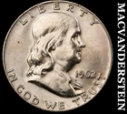 1962-D Silver Franklin Half Dollar - Choice Gem Brilliant Unc  Lustrous  #K1369