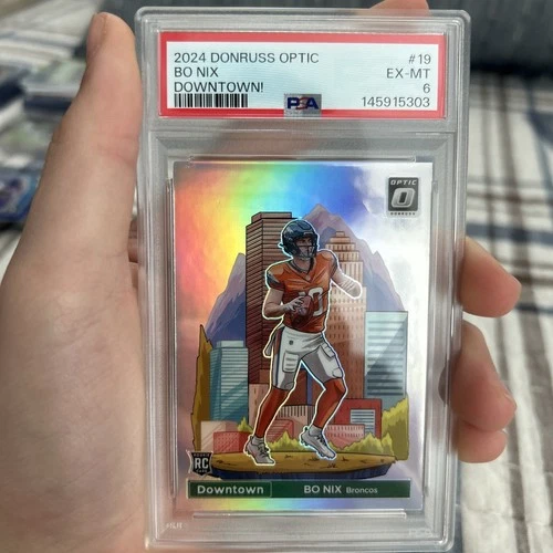 2024 Panini Donruss Optic- Downtown! Bo Nix #19 (RC)