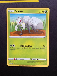 Durant 008/202 Sword & Shield Base Set Rare Pokemon Card