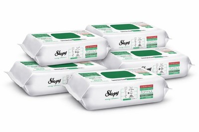 Sleepy Easy Clean Reinigungstücher 6er-Pack GRÜN | 600 Tücher | Vorratspack Haus