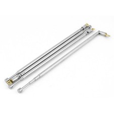21.5cm to 62.5cm 4 Sections Telescoping Antenna Aerial for Radio TV 4pcs
