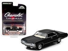 1967 Chevrolet Impala Sport Sedan Tuxedo Black Hobby Exclusive 164 Diecast Car