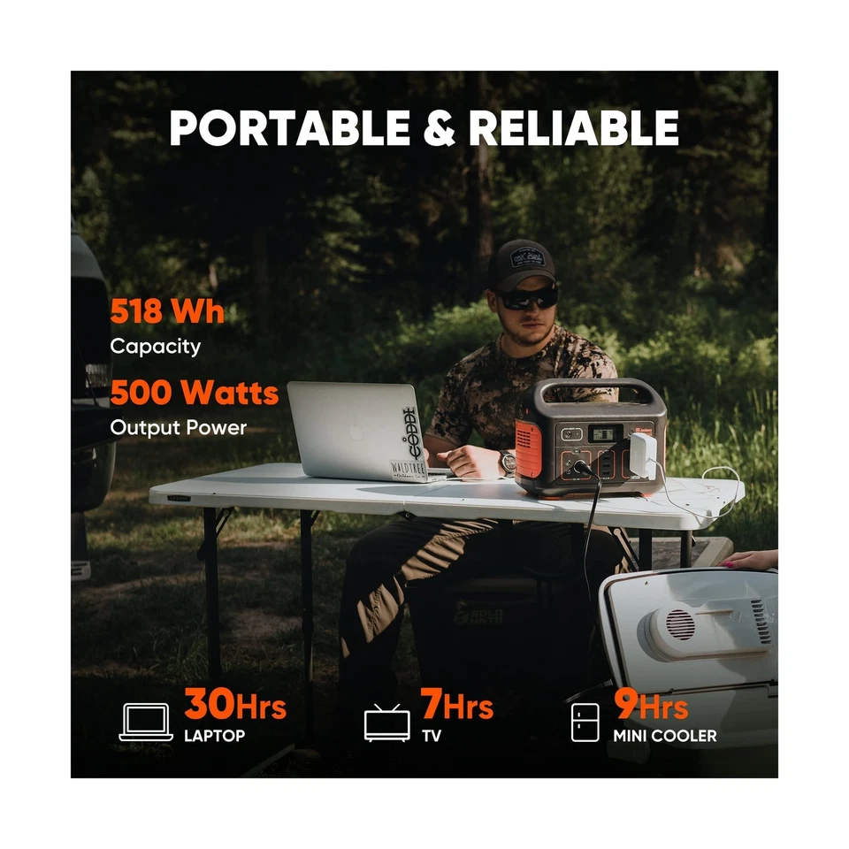 Central Eléctrica Portátil Jackery Explorer 500, 518Wh Exterior Generador Solar Mo... Foto 3 de 4