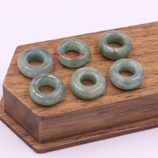 10pcs Natural Grade A Green Jade Jadeite Beads 10mm Abacus Bead DIY Jewelry