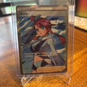 Pocket Scout - Skyla 072/072 Shining Fates Ultra Rare Full Art Trainer Card