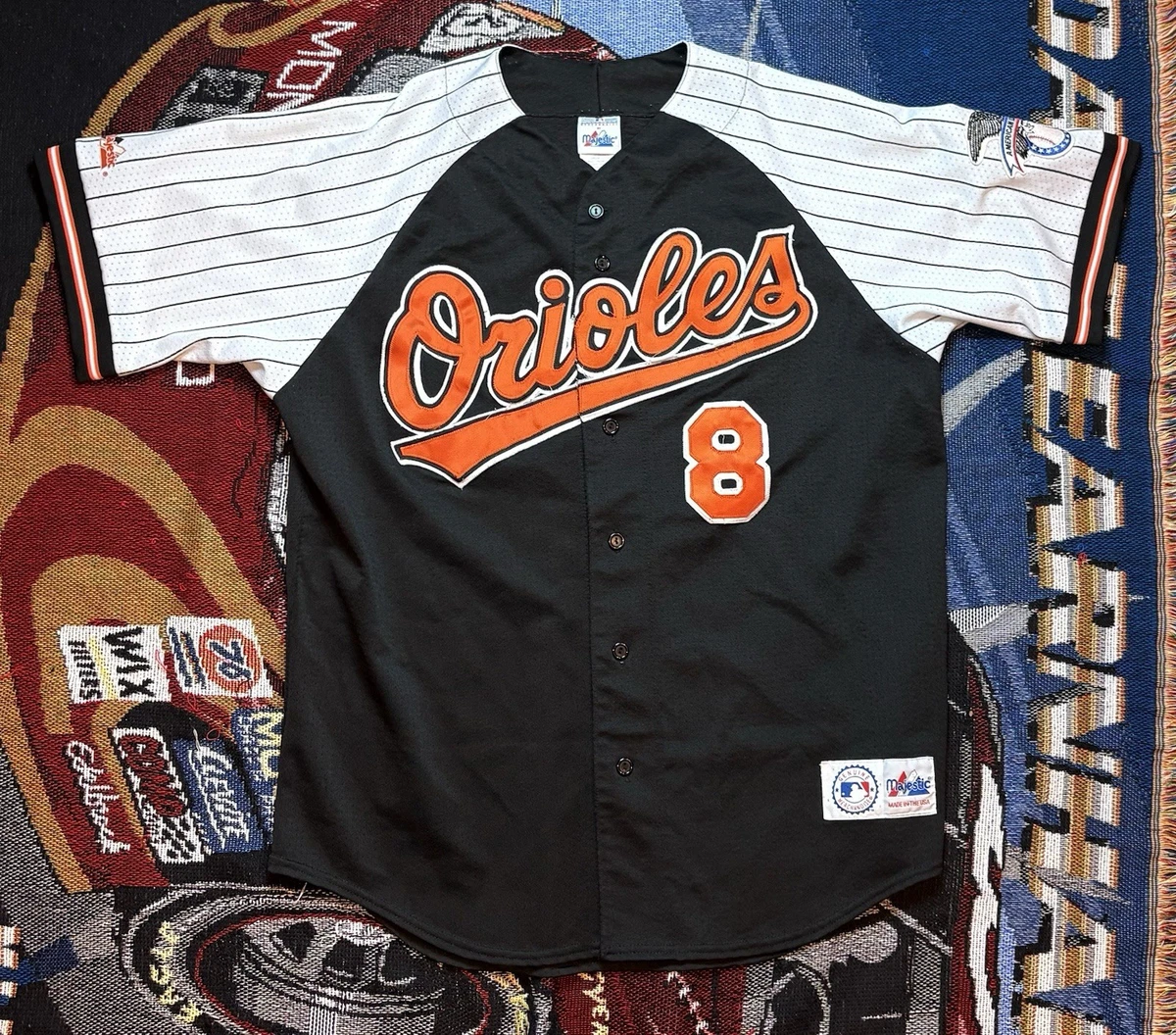 Maillot De Retour Authentique Mitchell & Ness Cal Ripken Jr Orange Baltimore Orioles 2001 Cooperstown Collection Authentic Throwback Jersey