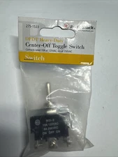 RadioShack DPDT Heavy Duty Center-Off Toggle Switch 10A 125V #2751533 NEW
