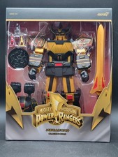 Super7 Ultimates Mighty Morphin Power Rangers Black & Gold Megazord