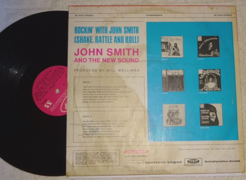 Beat, LP: John Smith and the New Sound - Rockin' with John Smith (shake..), 1967 - Bild 2 von 2