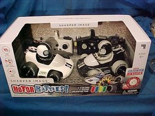 NIB MOTOR BATTLES Remote Control RACE CARS by SHARPER IMAGE