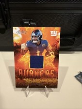 2025 Absolute Football Malik Nabers Absolute Burners Patch No. ABU-MNA