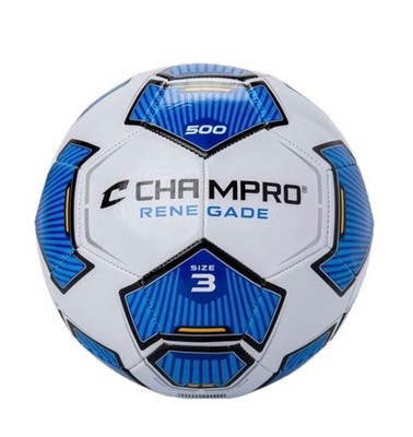 Champro Renegade 500 Size 3 Soccer Ball Blue New