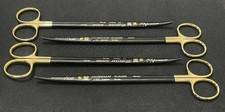 Lot of 4 AESCULAP BC263WB METZENBAUM NOIR DUROTIP CURVED SCISSORS 180mm 7”