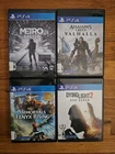 PS4 Game Lot 4 Dying Light 2 Valhalla Metro Immortals Tested Bundle