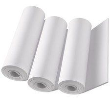 3 Paquets Mousse EVA 6mm, 35.5 x 124.5cm Mousse EVA Blanc, EVA Foam Cosplay