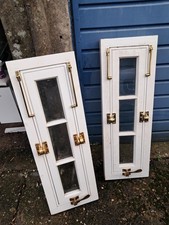 Unusual single glazed pivot windows x2. Ideal for out building or fun project. 