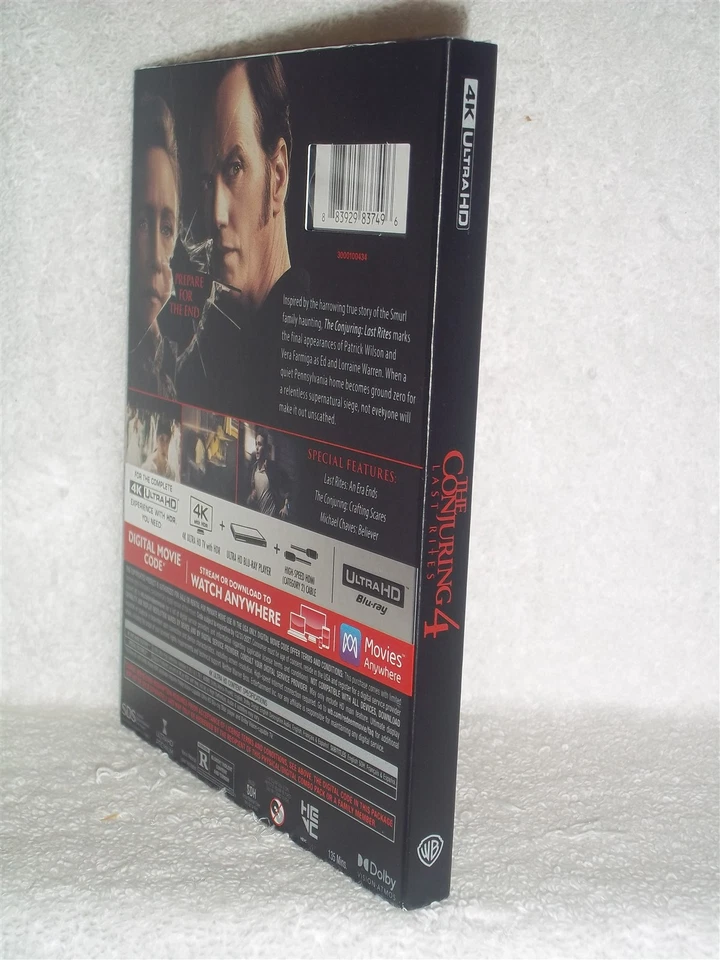 The Conjuring 4: Last Rites (4K/Blu-ray, 2025) NEW Vera Farmiga Patrick Wilson - Image 2 of 4