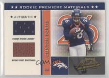 2002 Playoff Absolute Memorabilia Rookie Premiere Materials Clinton Portis 04cw