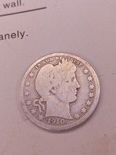 1910 D BARBER QUARTER
